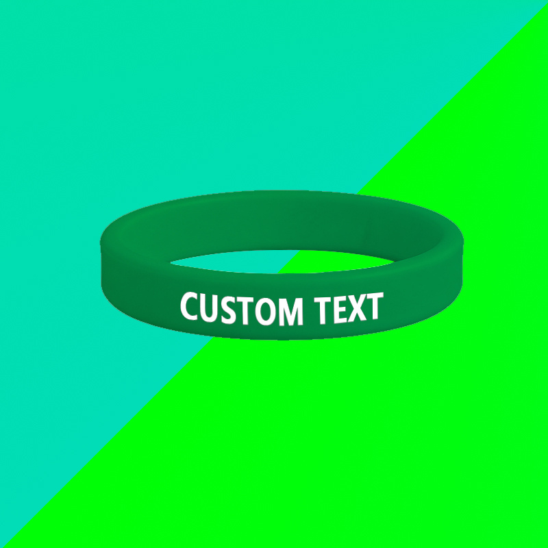 Custom Silicone Wristbands 100pcs Set, Gift for Her/Him